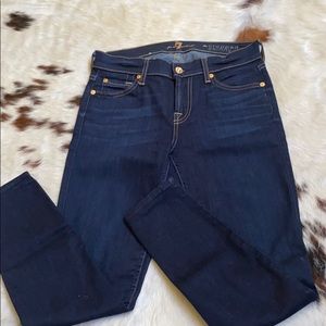 NEW 7 Jeans for all Man Kind Cropped Skinny Jeans